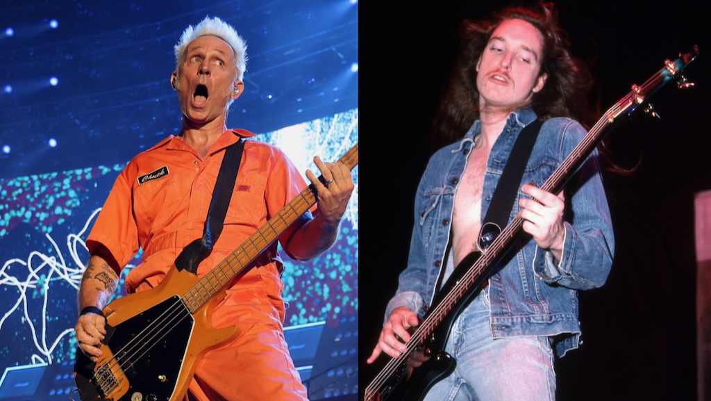 Mike Dirnt von Green Day (l.) ist einst Cliff Burton von Metallica begegnet